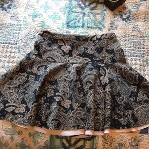 Abercrombie and Fitch printed skirt